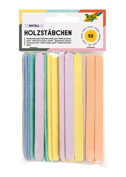 folia PAPER Drewniane patyczki (50 szt.) &quot;Pastels&quot; w różnych kolorach ze sklepu Limango Polska w kategorii Zabawki - zdjęcie 173901163