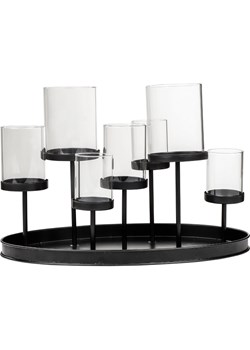 Profiline Świecznik w kolorze czarnym - 34,5 x 23 x 20 cm ze sklepu Limango Polska w kategorii Świeczniki - zdjęcie 173904491