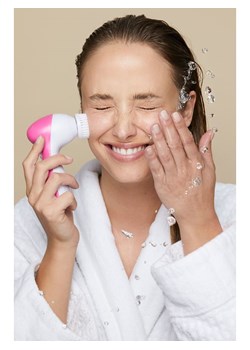 Paloma Beauties Szczoteczka w kolorze biało-różowym do oczyszczania twarzy ze sklepu Limango Polska w kategorii Pielęgnacja ciała - zdjęcie 173905232
