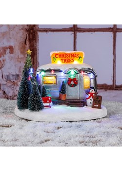 Profiline Dekoracyjna lampa LED &quot;Tree-selling trailer&quot; ze wzorem - 25 x 18,5 x 17 cm ze sklepu Limango Polska w kategorii Dekoracje bożonarodzeniowe - zdjęcie 173905404
