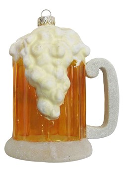 Krebs Glas Lauscha Ozdoba choinkowa w kolorze jasnobrązowym - dł. 12 cm ze sklepu Limango Polska w kategorii Dekoracje bożonarodzeniowe - zdjęcie 173905853