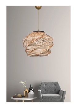 Opviq Lampa wisząca &quot;Ruche&quot; w kolorze brązowym - Ø 32 cm ze sklepu Limango Polska w kategorii Lampy wiszące - zdjęcie 173906924