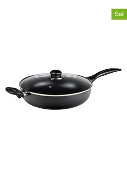 Chefware 2-częściowy zestaw w kolorze czarnym - Ø 28 cm ze sklepu Limango Polska w kategorii Garnki - zdjęcie 173908451