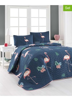 Colorful Cotton 3-częściowy zestaw "Big Filamin" w kolorze granatowo-różowym ze sklepu Limango Polska w kategorii Tekstylia - zdjęcie 173908504