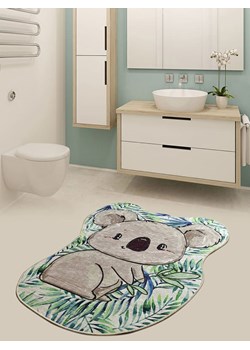 Colorful Cotton Dywanik łazienkowy w kolorze szaro-zielonym ze sklepu Limango Polska w kategorii Akcesoria łazienkowe - zdjęcie 173908510