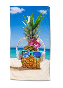 Good Morning Ręcznik plażowy &quot;Pineapple&quot; ze wzorem ze sklepu Limango Polska w kategorii Ręczniki - zdjęcie 173908663