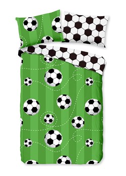 Good Morning Komplet pościeli &quot;Soccer&quot; w kolorze zielonym ze sklepu Limango Polska w kategorii Pościel dziecięca - zdjęcie 173910113