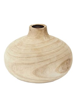 THE HOME DECO FACTORY Wazon w kolorze beżowym - wys. 14,5 x Ø 20,5 cm ze sklepu Limango Polska w kategorii Wazony - zdjęcie 173910603