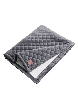 Kaiser Naturfellprodukte Koc "Velvet" w kolorze szarym - 100 x 75 cm ze sklepu Limango Polska w kategorii Tekstylia - zdjęcie 173910951