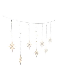 Profiline Zasłona świetlna LED &quot;Star&quot; w kolorze ciepłej bieli - 135 x 95 cm ze sklepu Limango Polska w kategorii Oświetlenie led - zdjęcie 173912122