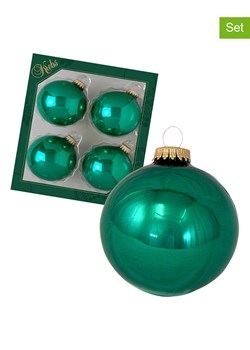 Krebs Glas Lauscha Bombki (4 szt.) w kolorze zielonym ze sklepu Limango Polska w kategorii Dekoracje bożonarodzeniowe - zdjęcie 173913803