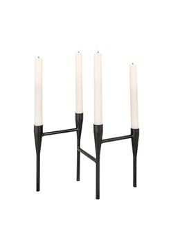 House Nordic Świecznik w kolorze czarnym - 28 x 21 cm ze sklepu Limango Polska w kategorii Świeczniki - zdjęcie 173914803