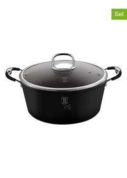 Berlinger Haus 2-częściowy zestaw &quot;Black Professional&quot; w kolorze czarnym - Ø 24 cm ze sklepu Limango Polska w kategorii Garnki - zdjęcie 173915233