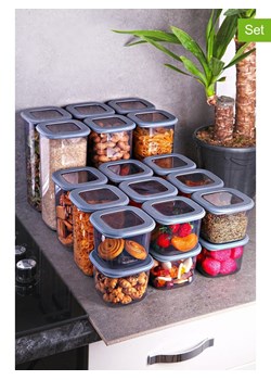 Violeta Home Pojemniki (18 szt.) w kolorze szarym ze sklepu Limango Polska w kategorii Pojemniki kuchenne - zdjęcie 173915370