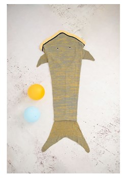 Crochetts Koc &quot;Shark&quot; w kolorze khaki ze sklepu Limango Polska w kategorii Koce i pledy - zdjęcie 173916070