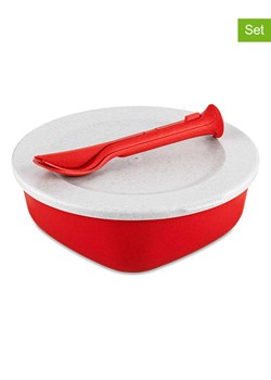koziol 2-częściowy zestaw w kolorze biało-czerwonym - 1,3 l ze sklepu Limango Polska w kategorii Pojemniki kuchenne - zdjęcie 173917011