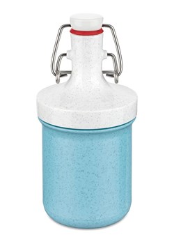 koziol Butelka "Plopp to go mini" w kolorze biało-błękitnym - 200 ml ze sklepu Limango Polska w kategorii Bidony i butelki - zdjęcie 173917021