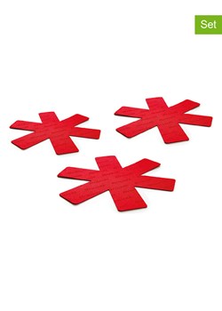 Brandt Osłonki patelni (3 szt.) w kolorze czerwonym - Ø 35 cm ze sklepu Limango Polska w kategorii Akcesoria kuchenne - zdjęcie 173919103