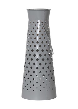 STAR Trading Solarny lampion LED &quot;Romby&quot; w kolorze szarym - wys. 38,5 x Ø 15,5 cm ze sklepu Limango Polska w kategorii Sukienki - zdjęcie 173919354
