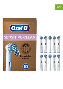 Oral-B Wymienne końcówki (10 szt.) &quot;Pro Sensitive Clean&quot; w kolorze białym ze sklepu Limango Polska w kategorii Szczoteczki do zębów - zdjęcie 173919834
