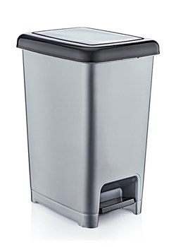 Violeta Home Kosz w kolorze szarym na śmieci - 22,5 x 39,9 x 31 cm ze sklepu Limango Polska w kategorii Kosze na śmieci - zdjęcie 173920171