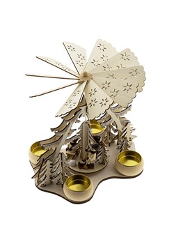 Profiline Piramida świąteczna w kolorze jasnobrązowym - 22 x 20 x 19 cm ze sklepu Limango Polska w kategorii Dekoracje bożonarodzeniowe - zdjęcie 173924642