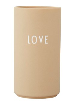 Design Letters Wazon &quot;Love&quot; w kolorze beżowym - wys. 15 x Ø 8 cm ze sklepu Limango Polska w kategorii Wazony - zdjęcie 173924930