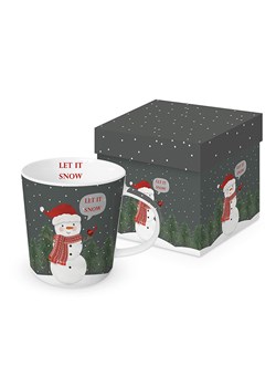 ppd Kubek jumbo &quot;Snowman&quot; w kolorze szarym - 350 ml ze sklepu Limango Polska w kategorii Naczynia - zdjęcie 173925644