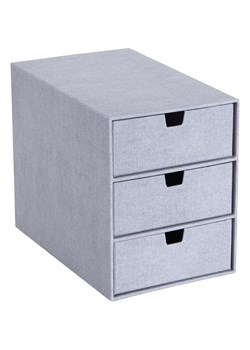 BigsoBox Pudełko &quot;Ingid&quot; w kolorze jasnoszarym z szufladami - 16 x 20,5 x 25 cm ze sklepu Limango Polska w kategorii Akcesoria biurowe - zdjęcie 173926414