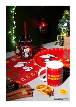 Trendy Kitchen by EXCÉLSA Podkładka stołowa &quot;Peanuts Xmas&quot; - 43,5 x 28,5 cm ze sklepu Limango Polska w kategorii Podkładki na stół - zdjęcie 173928110
