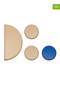 Design Letters Miski dekoracyjne (4 szt.) w kolorze beżowo-niebieskim ze sklepu Limango Polska w kategorii Misy i tace dekoracyjne - zdjęcie 173929332