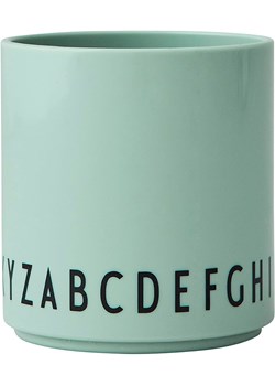 Design Letters Kubek &quot;Eat &amp; Learn&quot; w kolorze zielonym - 220 ml ze sklepu Limango Polska w kategorii Kubki - zdjęcie 173929380