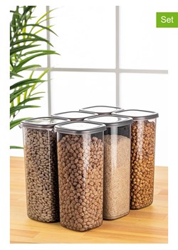 Violeta Home Pojemniki (6 szt.) w kolorze antracytowym - 1,75 l ze sklepu Limango Polska w kategorii Pojemniki kuchenne - zdjęcie 173929512