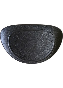 Tognana Talerz &quot;Vulcania&quot; w kolorze czarnym do steków - Ø 25 cm ze sklepu Limango Polska w kategorii Talerze - zdjęcie 173930600