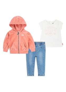 Levi&apos;s Kids 3-częściowy zestaw w kolorze jasnoróżowo-niebieskim ze sklepu Limango Polska w kategorii Odzież dla niemowląt - zdjęcie 173931801