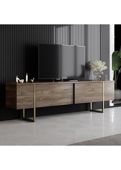Scandinavia Concept Szafka RTV &quot;Luxe&quot; w kolorze brązowym - 180 x 50 x 30 cm ze sklepu Limango Polska w kategorii Meble - zdjęcie 173932103