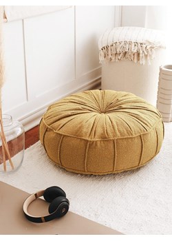 Scandinavia Concept Poduszka "Vintage" w kolorze żółtym do siedzenia - wys. 15 x Ø 65 cm ze sklepu Limango Polska w kategorii Pufy i siedziska - zdjęcie 173932110