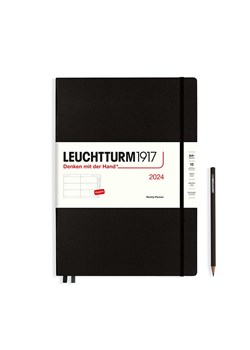 LEUCHTTURM1917 Kalendarz tygodniowy w kolorze fioletowym - 22,5 x 31,5 cm ze sklepu Limango Polska w kategorii Akcesoria biurowe - zdjęcie 173933513