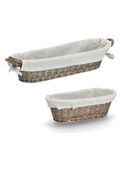 Zeller Koszyk w kolorze brązowym na bagietki - 49 x 14 x 10 cm ze sklepu Limango Polska w kategorii Misy i tace dekoracyjne - zdjęcie 173936381