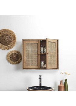 Ethnical Life Regał ścienny w kolorze jasnobrązowym - 60 x 50 x 20 cm ze sklepu Limango Polska w kategorii Regały i witryny - zdjęcie 173936784