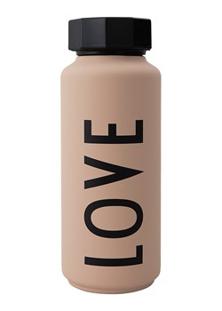 Design Letters Butelka termiczna &quot;Love&quot; w kolorze beżowym - 500 ml ze sklepu Limango Polska w kategorii Kubki termiczne - zdjęcie 173937290