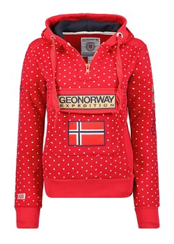 Geographical Norway Bluza &quot;Gymclass&quot; w kolorze czerwonym ze sklepu Limango Polska w kategorii Bluzy damskie - zdjęcie 173938161