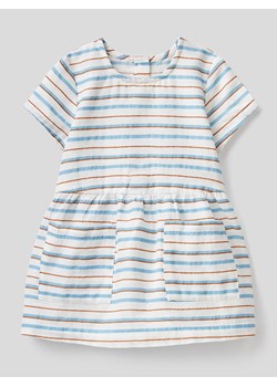 Benetton Sukienka w kolorze biało-błękitnym ze sklepu Limango Polska w kategorii Sukienki niemowlęce - zdjęcie 173940011