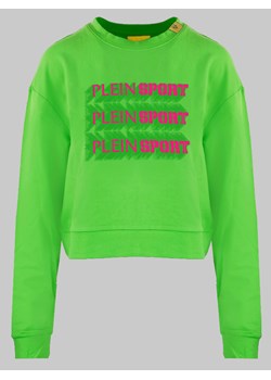 Plein Sport Bluza w kolorze zielonym ze sklepu Limango Polska w kategorii Bluzy damskie - zdjęcie 173941164