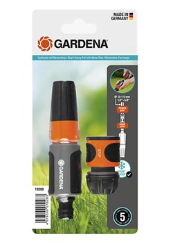 Gardena Zestaw natryskowy w kolorze czarno-pomarańczowym - 13 mm (1/2&quot;) ze sklepu Limango Polska w kategorii Akcesoria do paznokci - zdjęcie 173944062