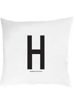 Design Letters Poszewka w kolorze białym na poduszkę - 80 x 80 cm ze sklepu Limango Polska w kategorii Poszewki na poduszki - zdjęcie 173945112