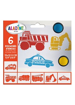 Aladine Zestaw szablonów &quot;Auta&quot; - 4+ ze sklepu Limango Polska w kategorii Zabawki - zdjęcie 173945863