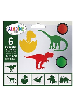 Aladine Zestaw szablonów &quot;Dinozaury&quot; - 4+ ze sklepu Limango Polska w kategorii Zabawki - zdjęcie 173945870