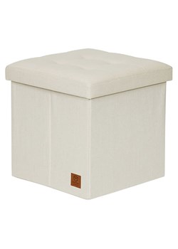 STORE IT Hocker w kolorze kremowym ze schowkiem - 38 x 38 x 38 cm ze sklepu Limango Polska w kategorii Pufy i siedziska - zdjęcie 173946301