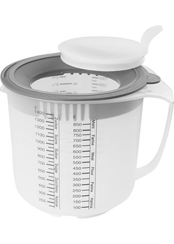 Dr. Oetker Pojemnik w kolorze szarym z miarką - 1,4 l ze sklepu Limango Polska w kategorii Akcesoria kuchenne - zdjęcie 173947791